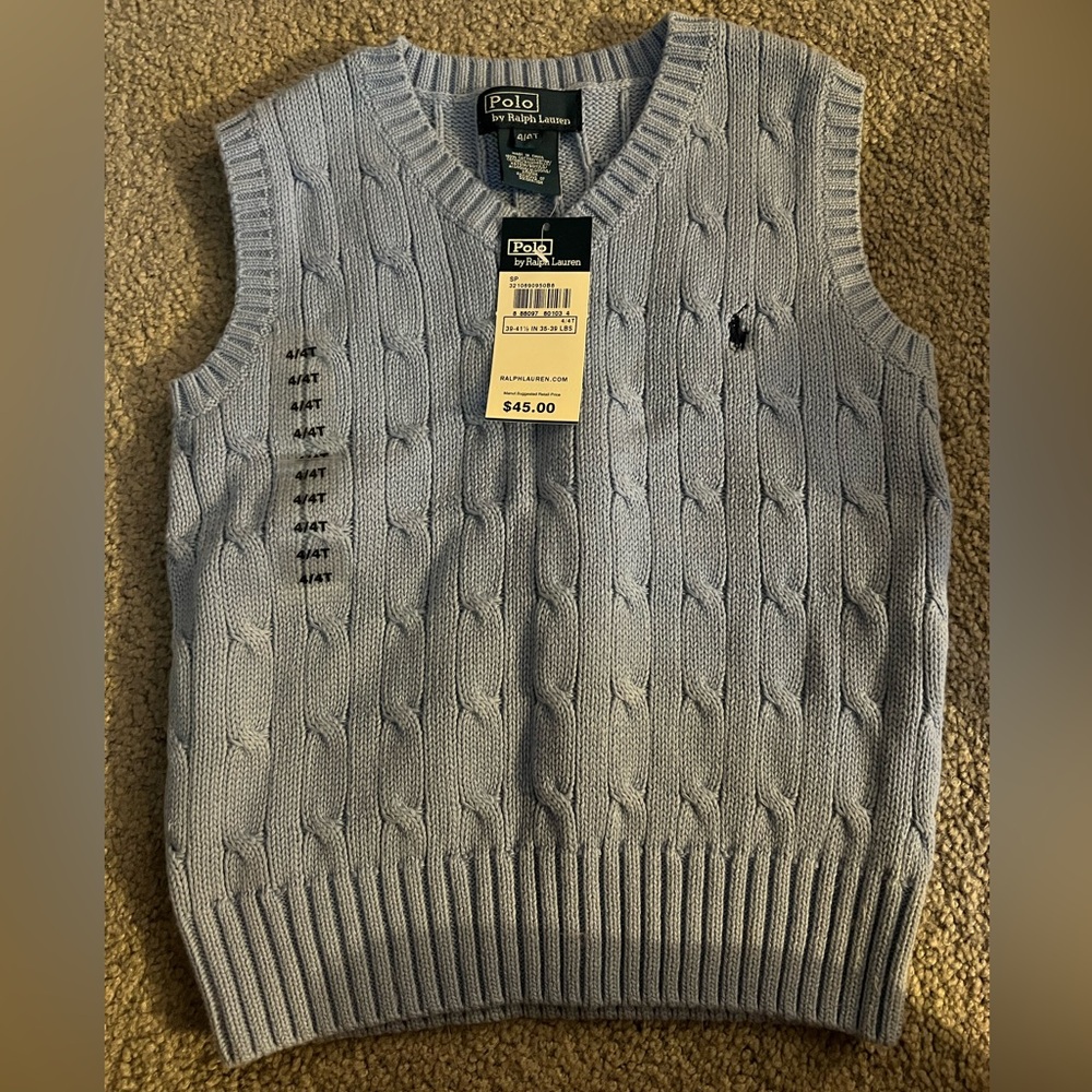 Brand New With Tage Polo Ralph Lauren sweater vest